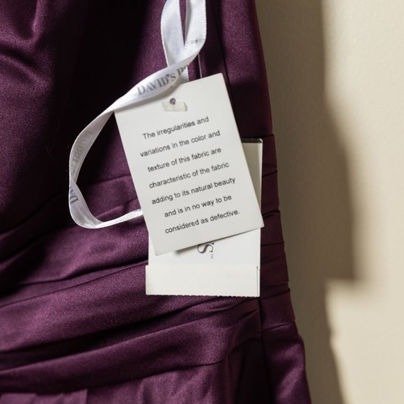 David’s Bridal - Dress NWT - Plum Size 10 - Picture 10 of 12